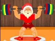 Santa Weightlifter